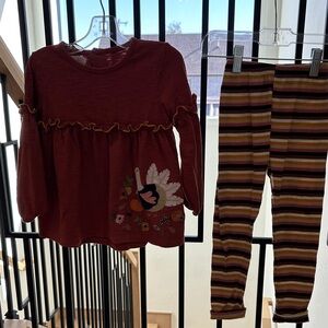 Mud Pie turkey set 3T